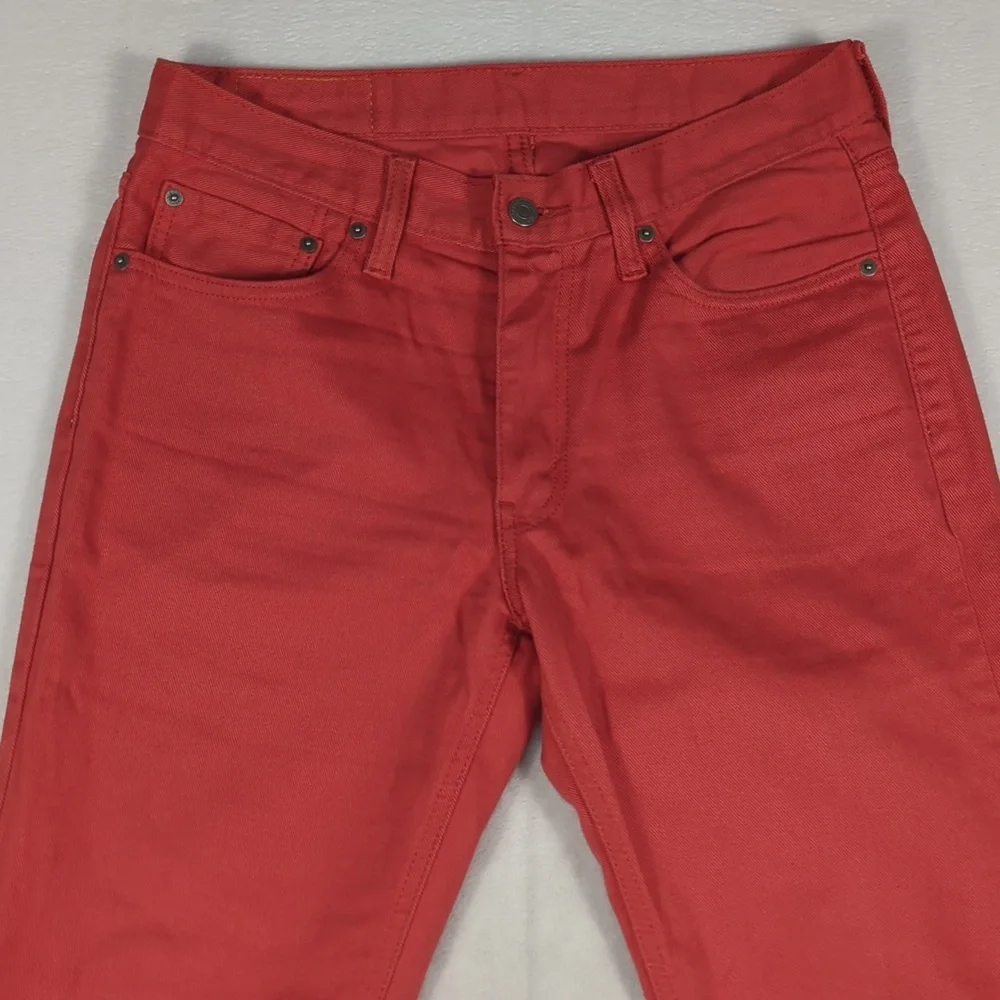 Levi's 541‎ Athletic Fit Coral Red Denim Mens Jeans Size 31